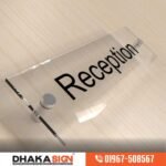 Glass Name Plate