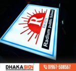 Front light Acrylic 3D Letters Sign Board Maker