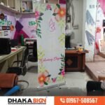 stand banner for shop promotion