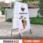 X Banner Stand with PVC Print