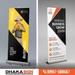 Roll up banner stand in Bangladesh for promotional events