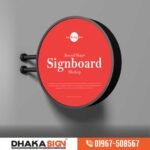 Bell Sign & Round LED Sign