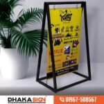 X Banner Stand with PVC Print
