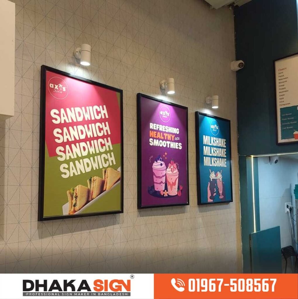 Restaurant Menu Board Signage
