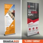 Roll up banner stand in Bangladesh for promotional events