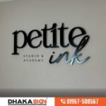 Golden SS letter Office Name Plate