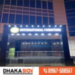 গোল্ডেন স্টেইনলেস স্টিল 3D লেটার সাইনবোর্ড ডিজাইন