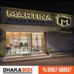 Box Type Acrylic LED Sign Board Made From High Quality Acrylic