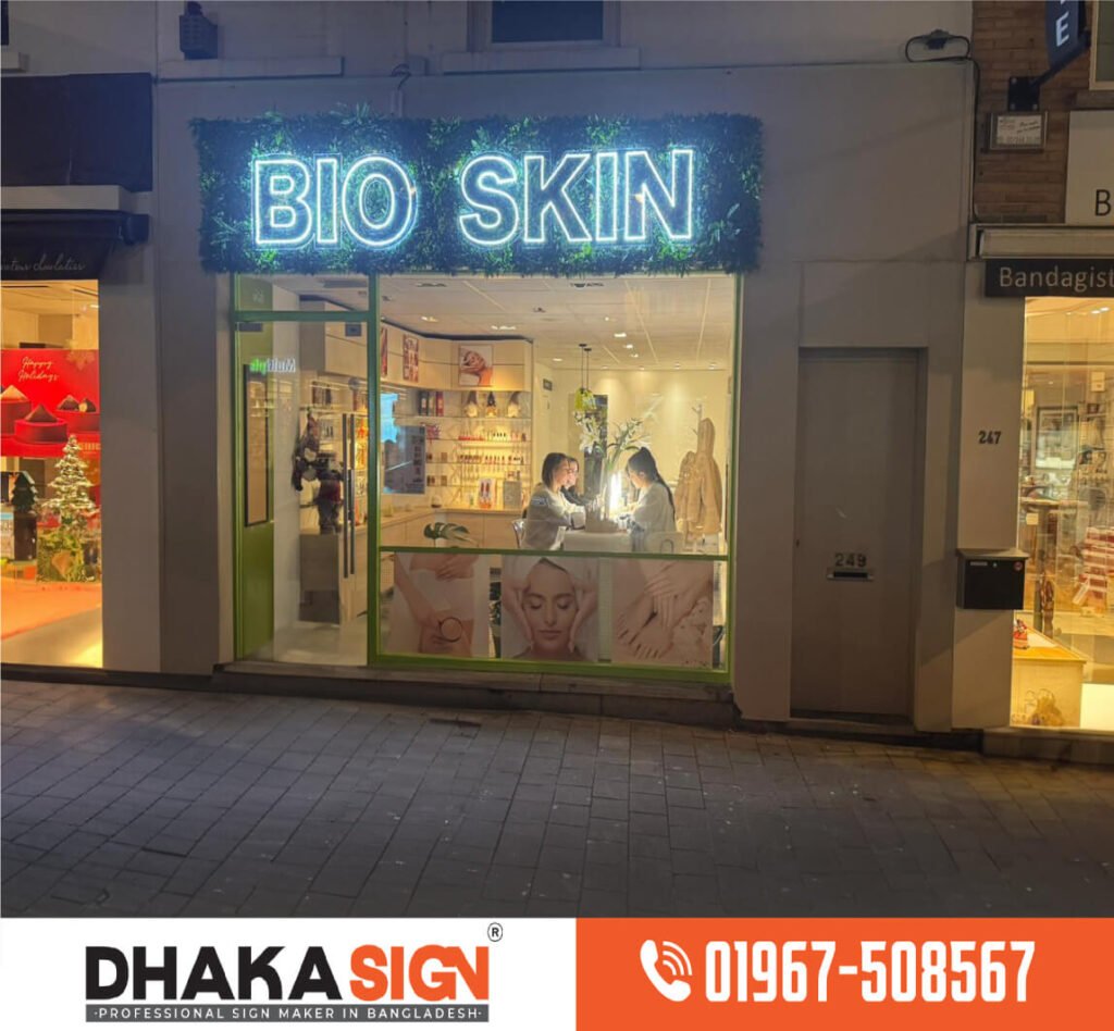 SLIM LED LIGHT BOX FRAME Sign Board in Bangladesh
