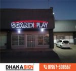 Acrylic Box Type Letter Sign Board Bangladesh
