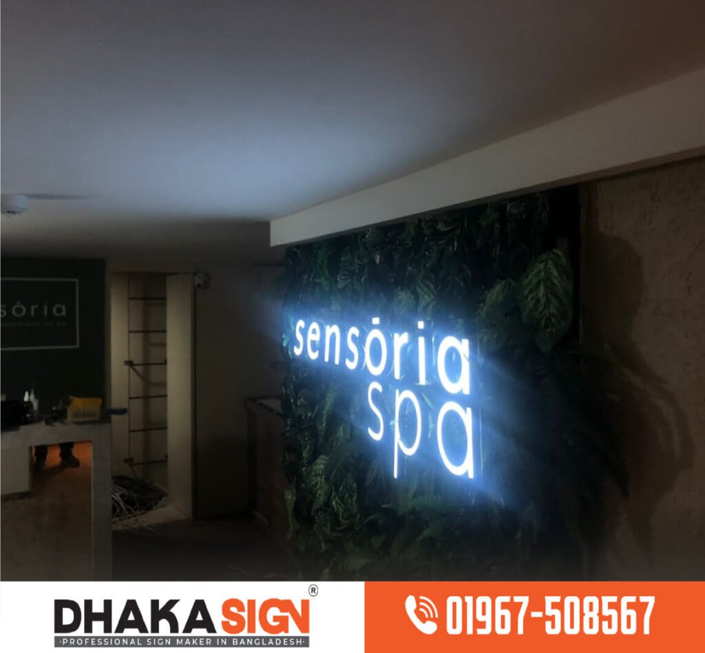 Acrylic Backlit Signage in Bangladesh