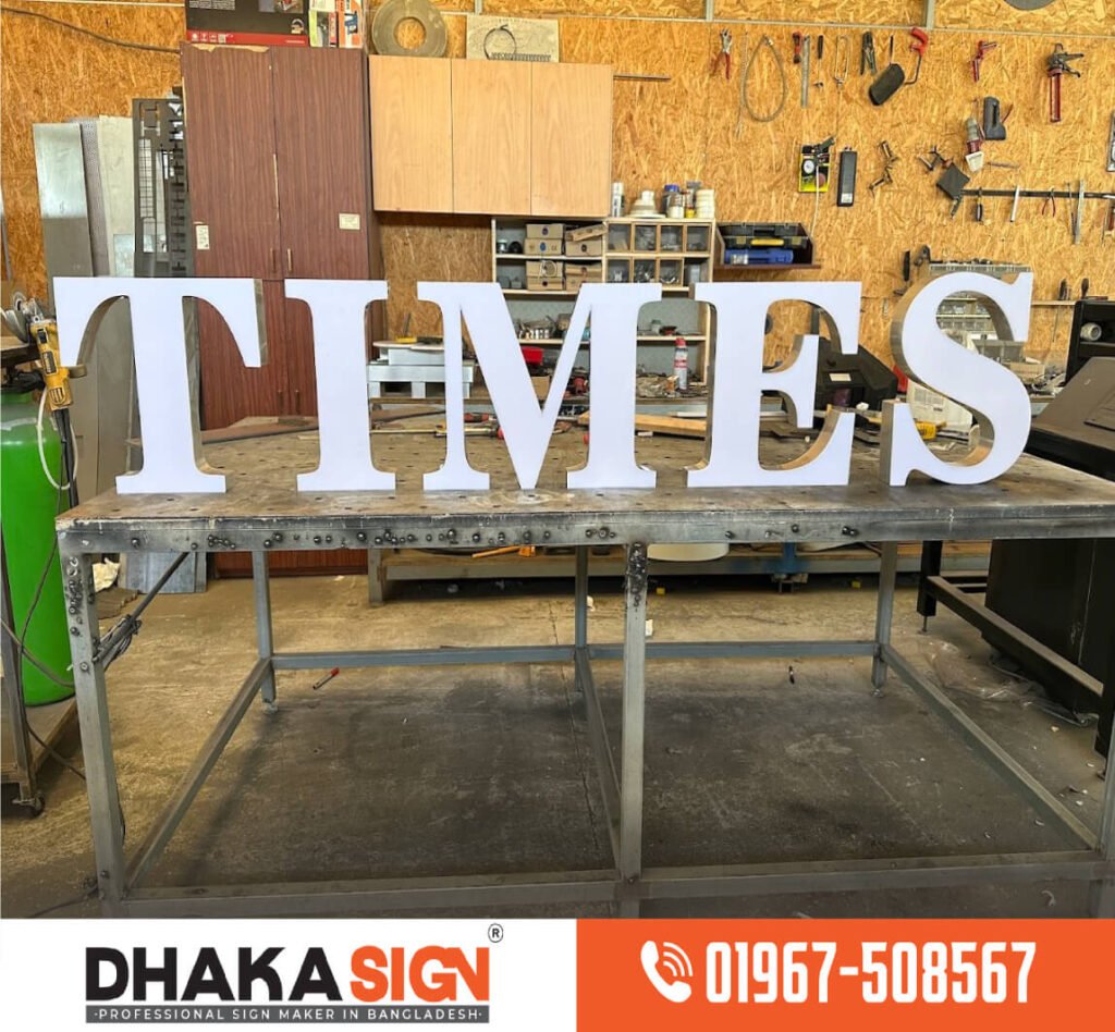 Acrylic LED Backlit Sign Board in Bangladesh