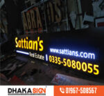 Acrylic LED Sign Board With UV Print