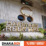 Building Front Acrylic 3D Letters Sign Board