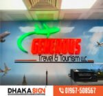 3D LED Acrylic Glow Sign Board in Dhaka
