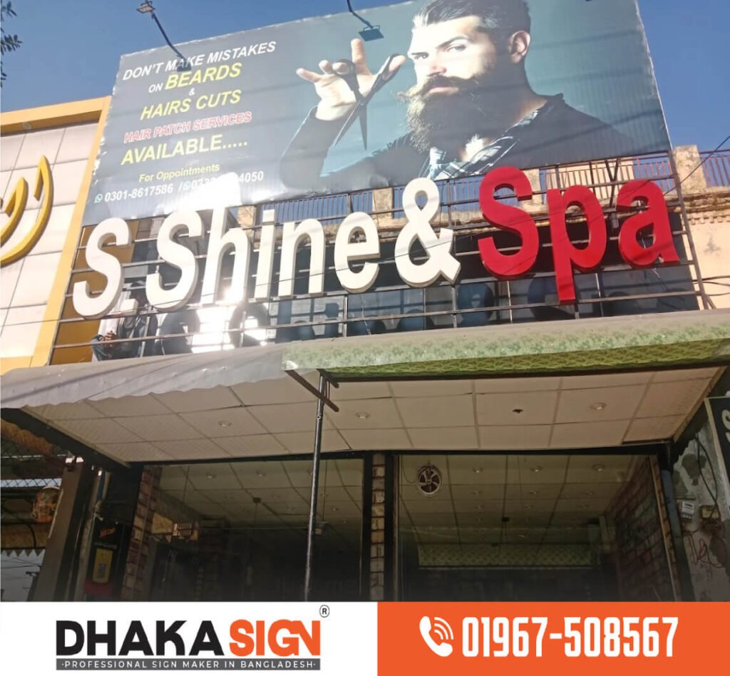 LED Light Sign Board 3D Acrylic High Letter Manufacturer Dhaka