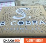 Front Light LED Stainless Steel Sign Board for Outside