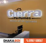 Front Light LED Stainless Steel Sign Board for Outside