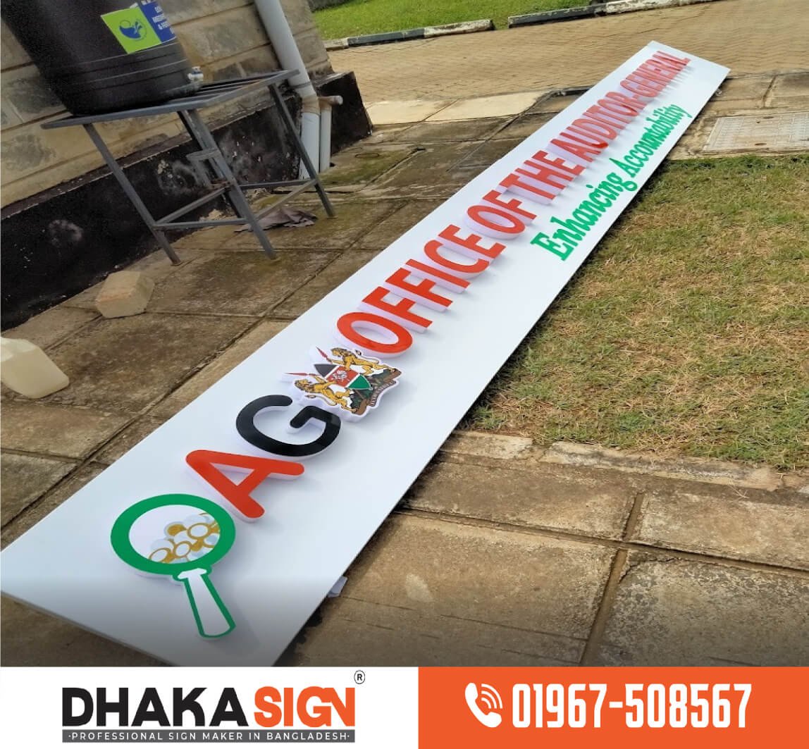 Shop Lighting Signage Design Shop 3D LED Outdoor Signage