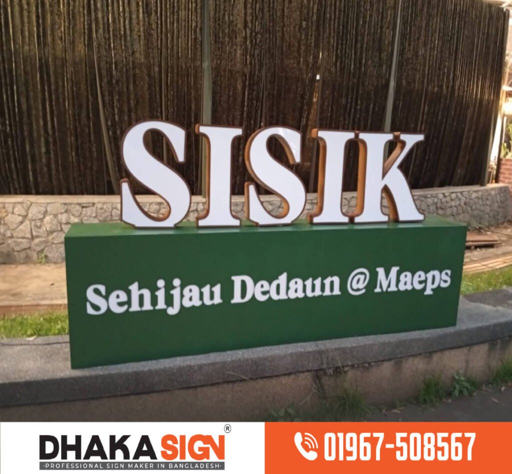 Hot Selling Metal Stainless Steel 3D Logo Letter Sign