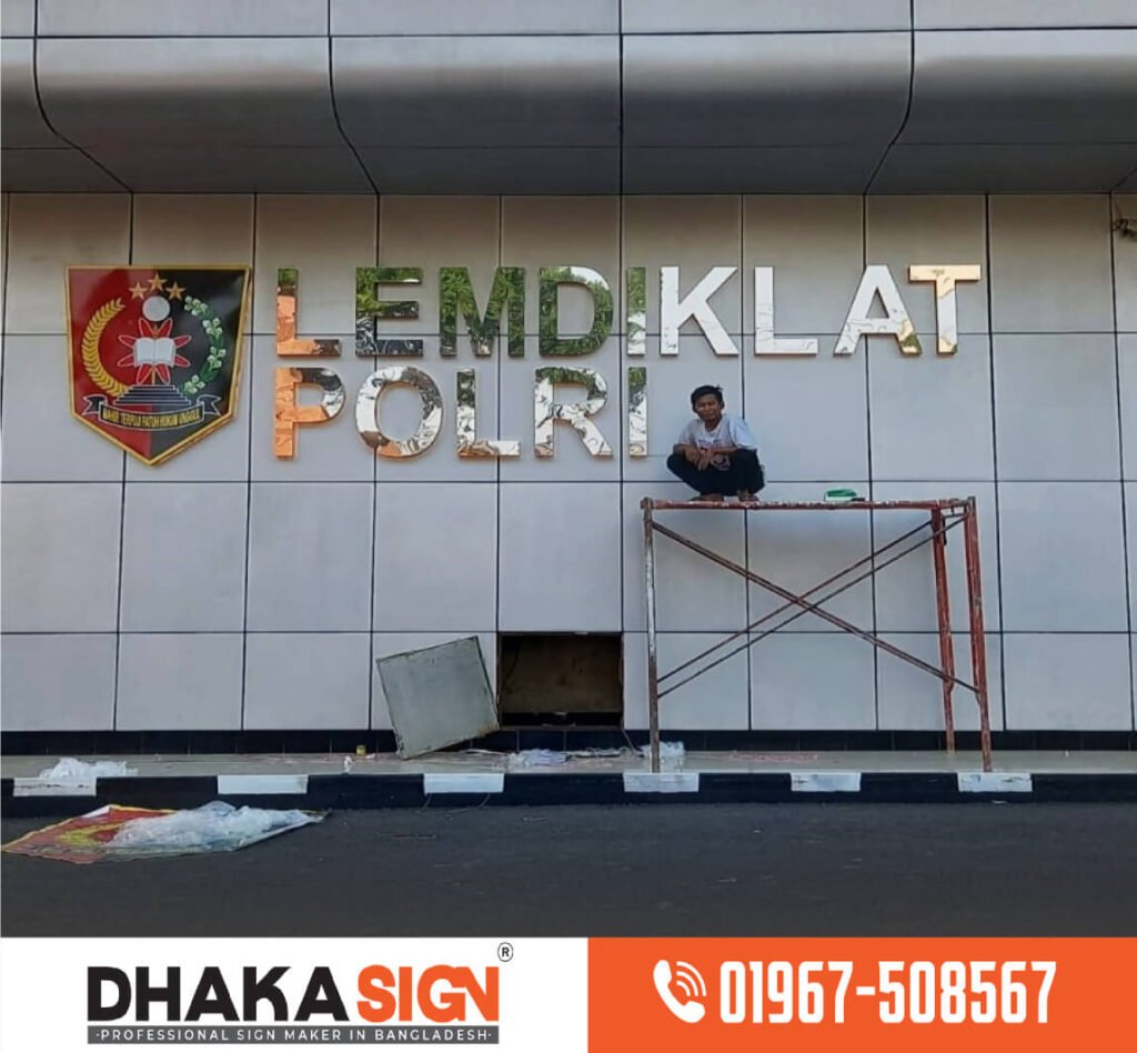Custom multicolor led sign board supplier in Dhaka BD