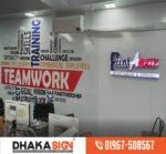 3D Acrylic Letters LED Sign Board in Bangladesh