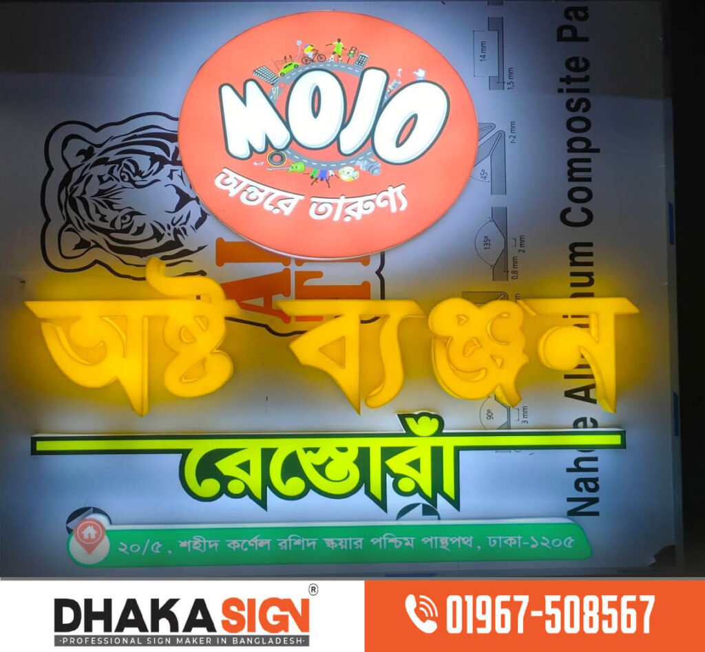 Good Quality 3D Acrylic Letter LED Signage Signboards