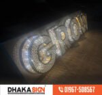 3D Acrylic Letters LED Sign Board in Bangladesh