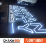 3D Acrylic Letters for Shop & Building Signage in Dhaka
