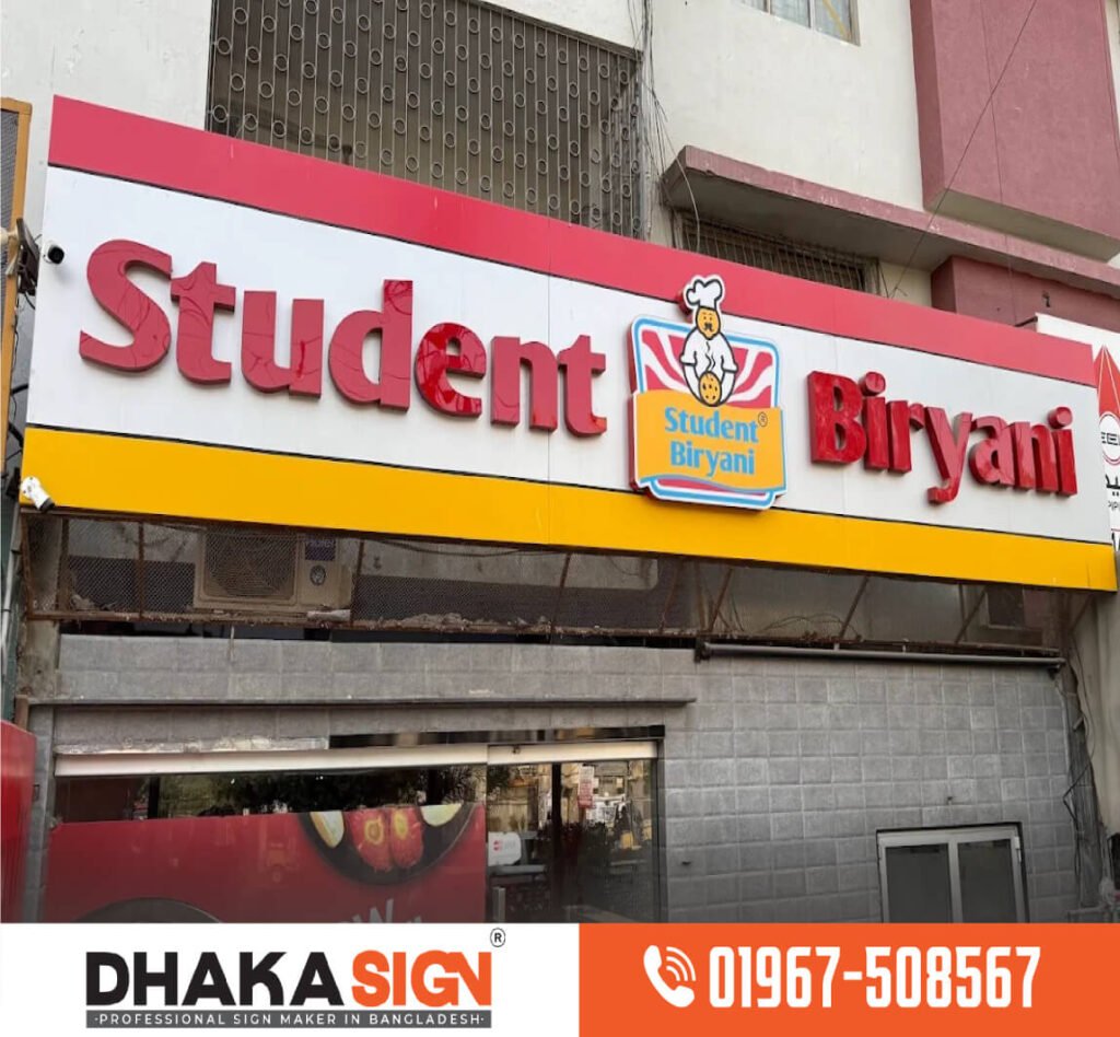 Best 3D Lighting Sign Board in Bangladesh