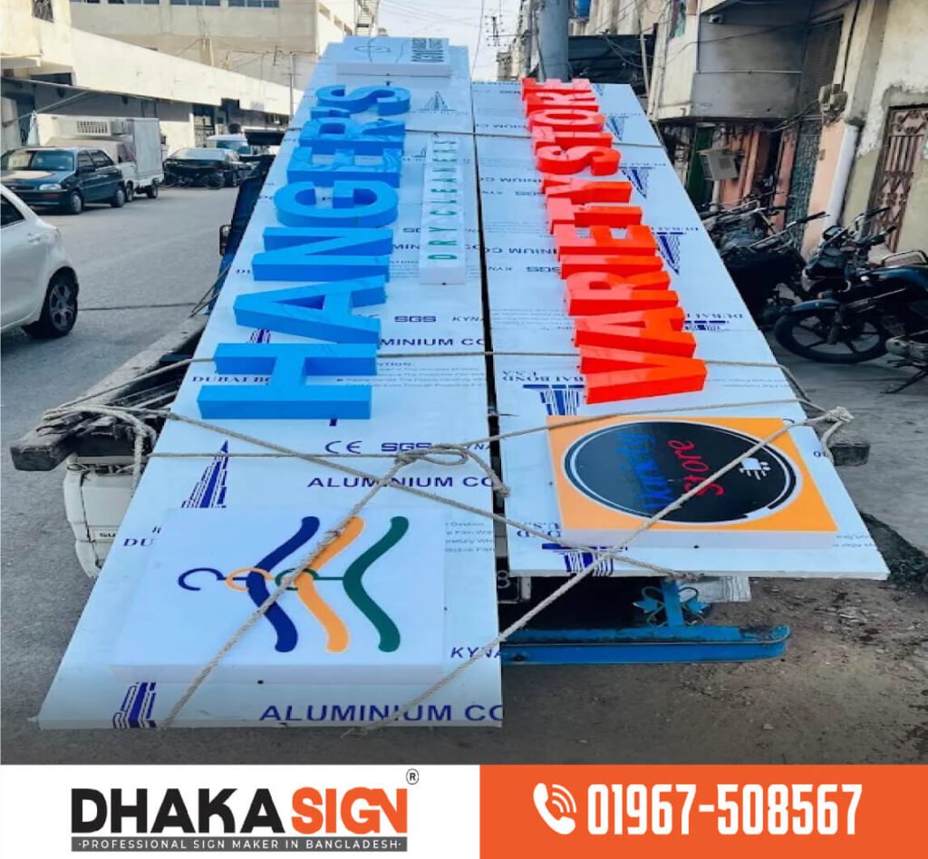3D LED Sign Board for Bangladesh