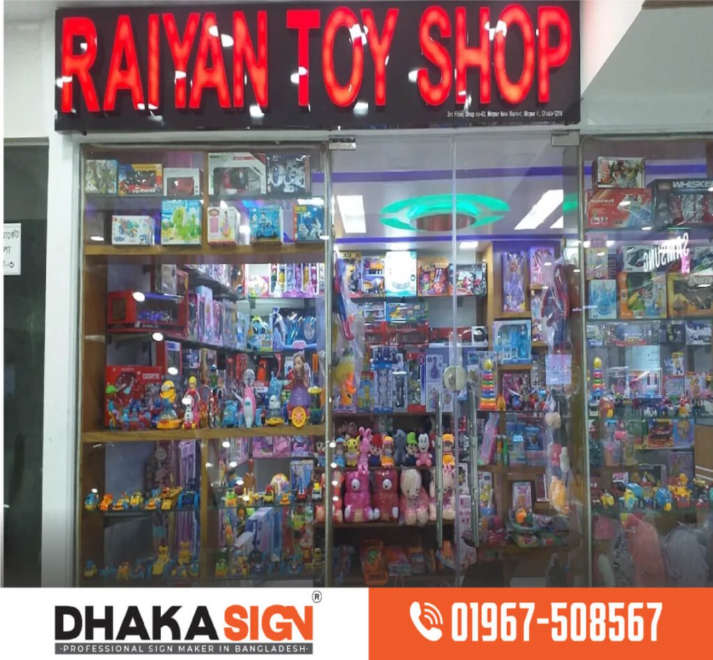 High-Quality Stainless Steel Letter & ACP Acrylic Sign Board in Dhaka
